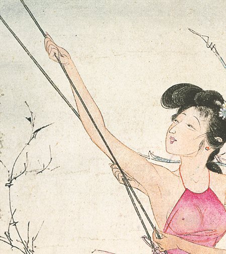 凌源-胡也佛的仕女画和最知名的金瓶梅秘戏图
